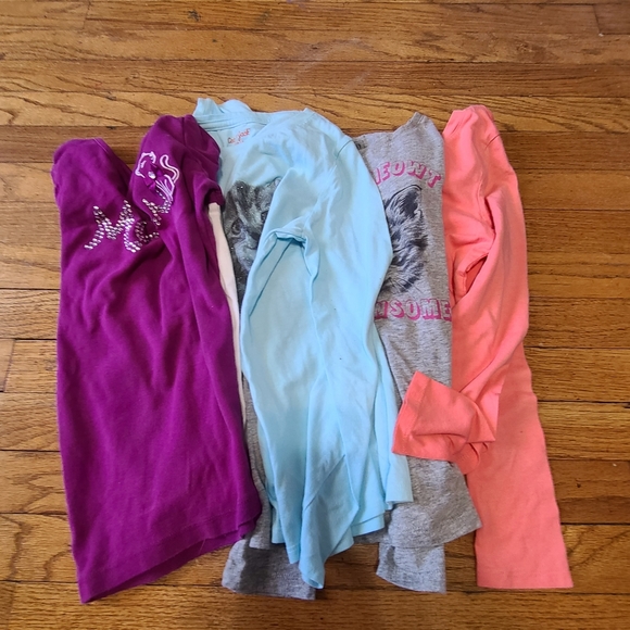 Set of 4 girls long sleeved t shirts